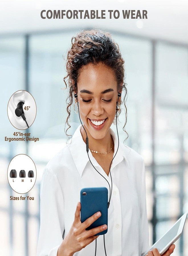 ASKUBSKU سماعات رأس USB-C لهواتف سامسونج S25 ألترا، S24، S23، Fe، وسماعات أذن من النوع C مزودة بميكروفون لهواتف آيفون 17، Air، 16، 15، Pro Max Plus، ستيريو عالي الدقة، مع حافظة مغناطيسية، وسماعات أذن سلكية لهواتف جالاكسي S22+ Flip، Pixel 10، 9، 8 - Image 4
